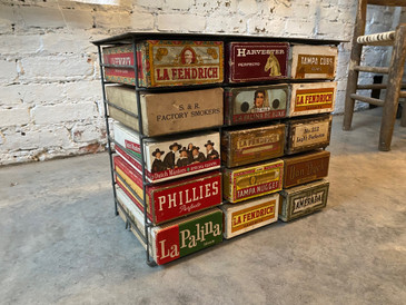 Antique Cigar Store Wire Display Rack 
