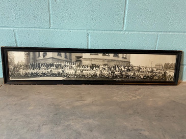 Antique Framed Panoramic Photo from South High School, Columbus Ohio 1912