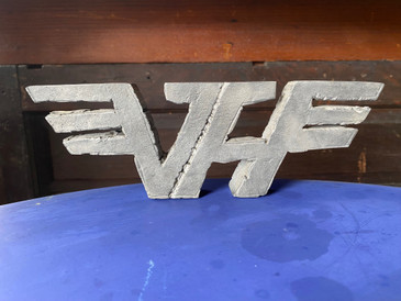 One-of-a-kind Heavy Metal Van Halen Logo Emblem