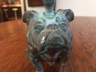 Brass Bulldog Lighter, 1935