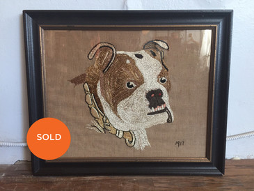 Bulldog Embroidery 1917