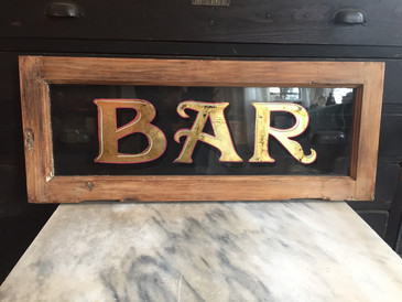 Hand painted Bar Sign