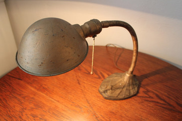 Vintage Art Deco Gooseneck Desk Lamp