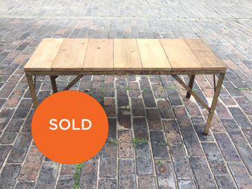 The Anything Table with a Cedar Plank Top