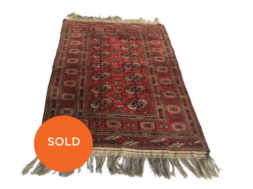 Semi-Antique Turkoman Bokhara Rug