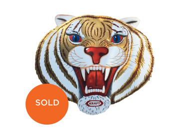 Vintage Circus Tiger Grocery Store Advertising Piece