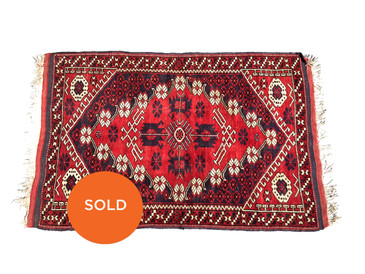 Central Anatolian Vintage Wedding Rug, 5'3" x 3'4"