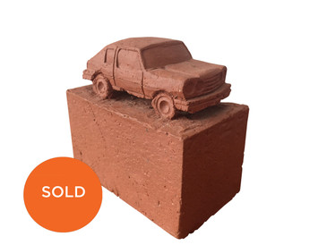 Ceramic Chevette, Made by Keith Simpson, c.2012