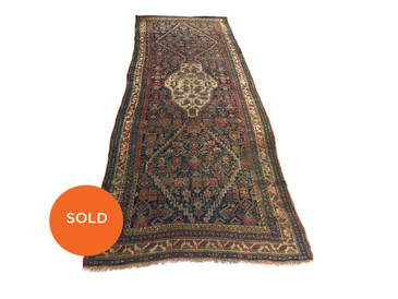 Antique Persian Runner, 10'6"x3'6"