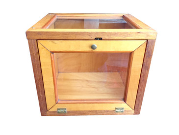 Vintage Wooden Box, Tabletop Display Piece