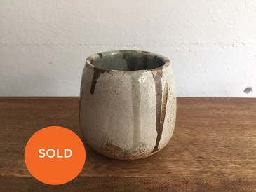 Vintage Studio Pottery, Mottled Coffee Mug