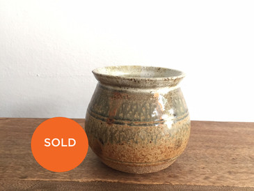 Vintage Studio Pottery, Small Planter circa 1970