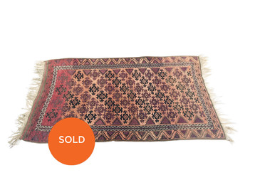 Balouch Persian Rug, Antique 1890s 5'6"x3'5"