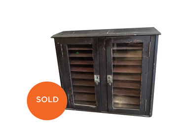 Cabinet, Radio Tube Display Fixture, Antique