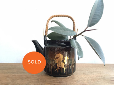 Otagiri Gold Unicorn Teapot, Vintage