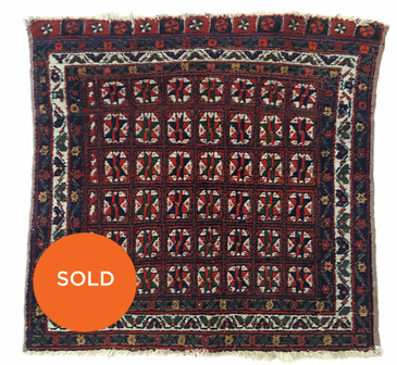 #7 Afshar Bag Face Rug, Antique 2'1"x2'1"