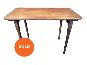 Small Wooden Folding Table, Antique 