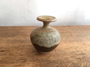 Studio Pottery Tiny Weedpot, 3.25"H