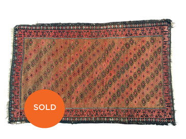 #21 Turkish Rug, Antique 2'8" x 4'4"