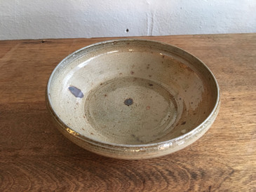 Studio Pottery, Grey Dish, Vintage