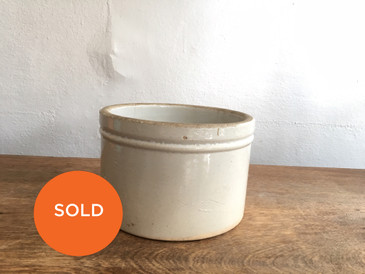 Antique Stoneware Crock, 4"H