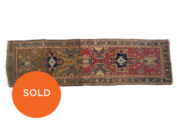 #30 Karadja Persian Runner, Antique 2'7" x 8'8"