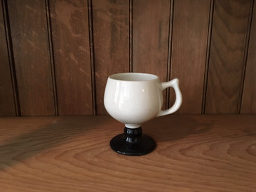 Ceramic Pedestal Mug, Vintage