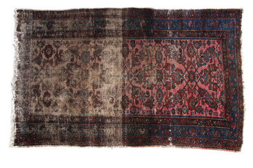 #41 Hamadan Persian Rug, Vintage  3'6" x 5'8" 