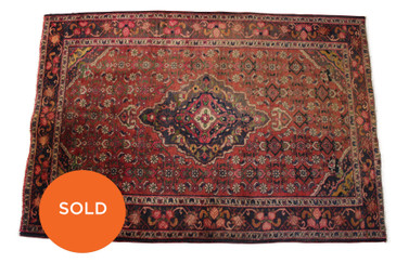 #42 Bidjar Persian Rug, Vintage  4'5" x 6'7" 