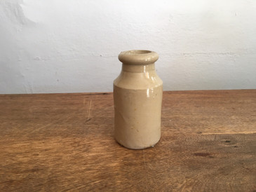 Stoneware Inkwell no.1, Antique English circa 1890s