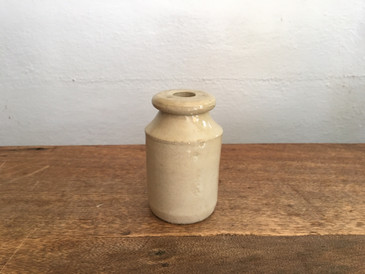 Stoneware Inkwell no.2, Antique English circa 1890s