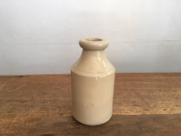 Inkwell no.3, Antique English Stoneware circa 1890s