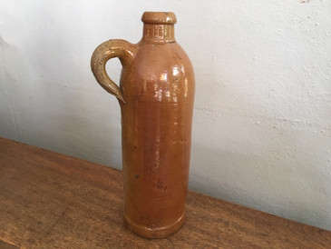 Antique Stoneware Seltzer Bottle, German circa 1800s