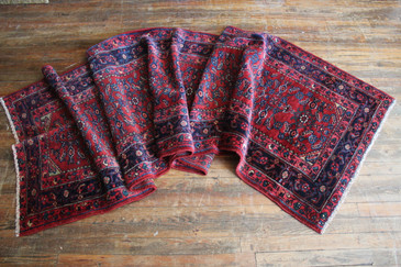 #56 Hamadan Persian Runner, Vintage 2'8"x10'2" SOLD