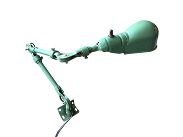 Industrial Machine Age Work Lamp, American circa 1940s SOLD