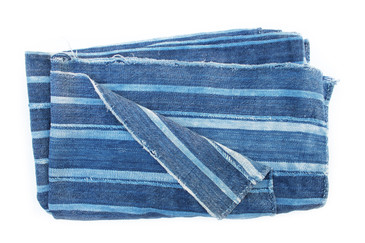 African Indigo Cotton Throw, Vintage no.4