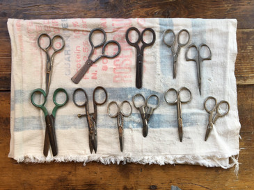Collection of Antique Surgical and Sewing Scissors SOLD 