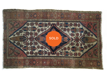 #69 Kurdish Village Rug, 3'7"x5'11" 