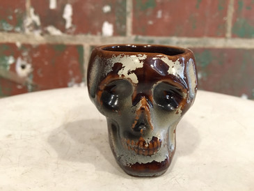 Ceramic Skull Toothpick Holder, Vintage SOLD