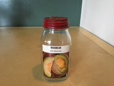 Mason Jar - Muskmelon, Vintage