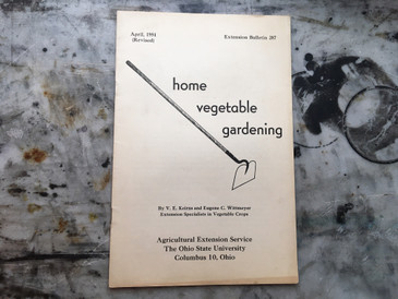 Home Vegetable Gardening, OSU Bulletin 1951