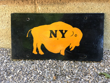 Buffalo NY Hand Painted Small Sign, Vintage SOLD