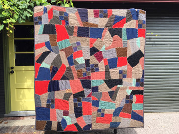 Crazy Quilt, American c. 1920s SOLD