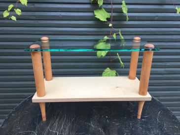 Glass Topped Gilbert Rohde Side Table, c. 1940s
