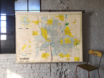 Large Map of Franklin County, c.1960s 