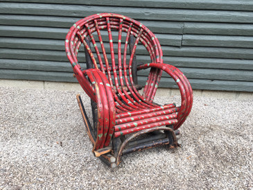 Folk Art Kid's Rocking Chair, c.1950s