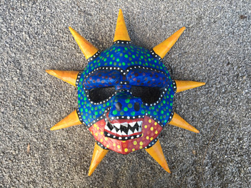 Vejigante Folk Art Blue Mask, c. 2000s