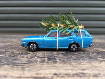 Diecast Car - Mini Nissan Gloria Van, 1970