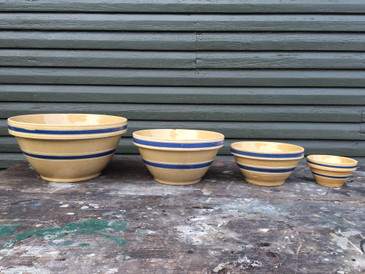 Yellow Ware Nesting Bowls, c.1920