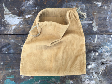 Cotton Twill Drawstring "Ditty Bag", Antique